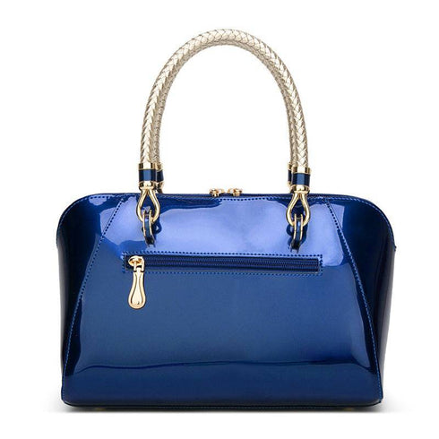 Patent Leather Handbags Shiny Fashion One-shoulder Diagonal Bag